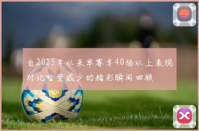 自2015年以来单赛季40场以上表现对比哈登威少的精彩瞬间回顾